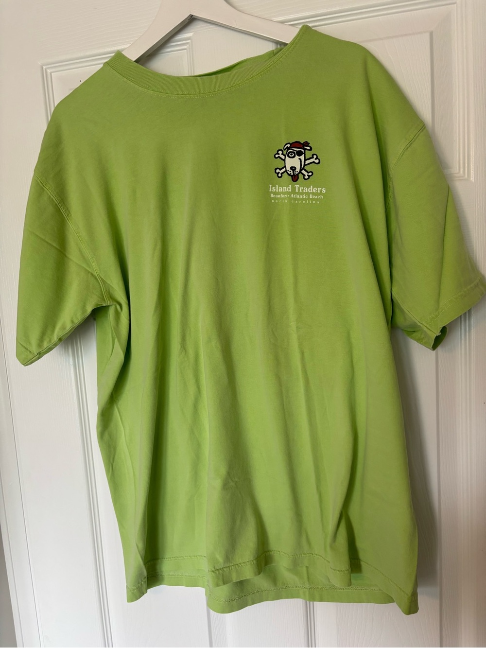 Island Traders Lime Green Graphic T-Shirt